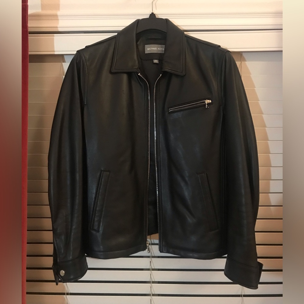 Mens Black Leather Jacket